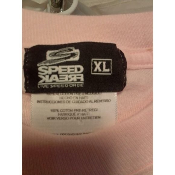 Speed Freak Womens Speed Punk T-Shirt Cotton Pink XL 18/20 Hot Rod Racing - Picture 4 of 4